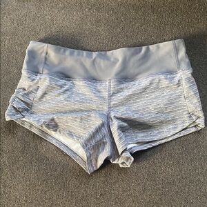 90 Degree By Reflex Gray Athletic Shorts with Elastic Waistband